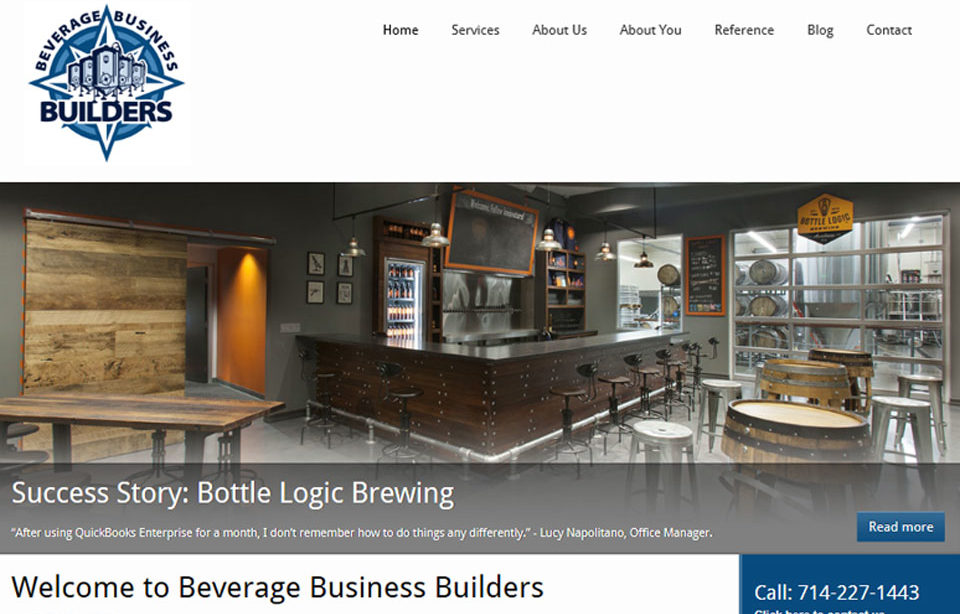 Beverage Business Builders website thumbnail