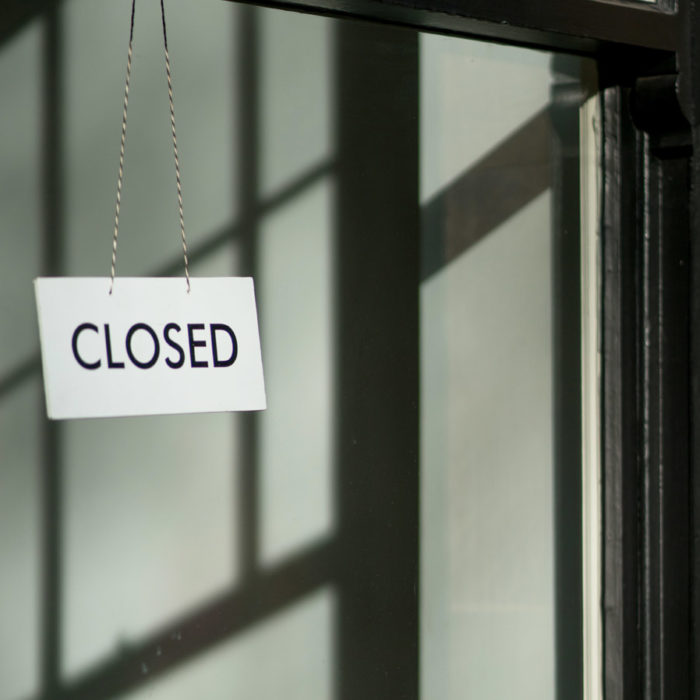 closed sign