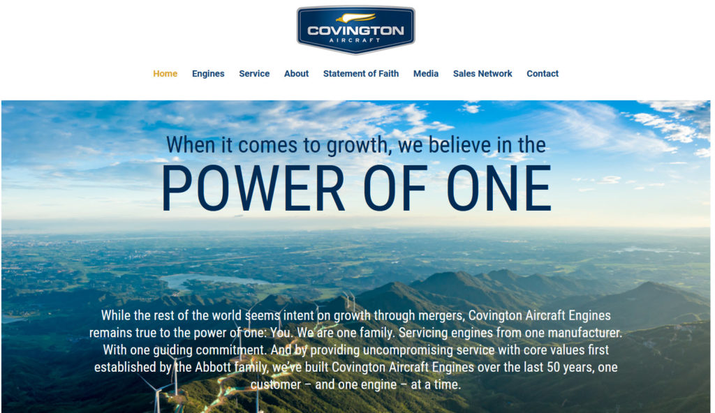 Covington Aircraft website
