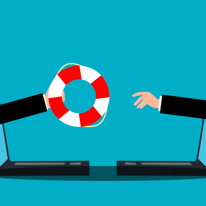 life ring through computer