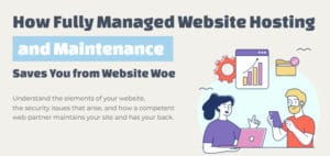 web hosting and maintenance infographic